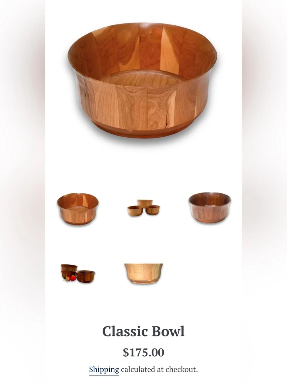John McLeod Vermont Bowl Co. for Williams-Sonoma Wooden Salad Bow & Utensials